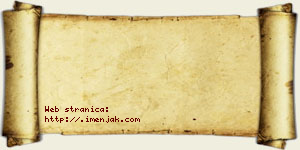 Irena Stevanović vizit kartica